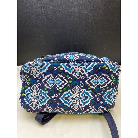 Vera Bradley Ink Blue Women\'s Floral Campus Backpack SKU 6098 main image 6